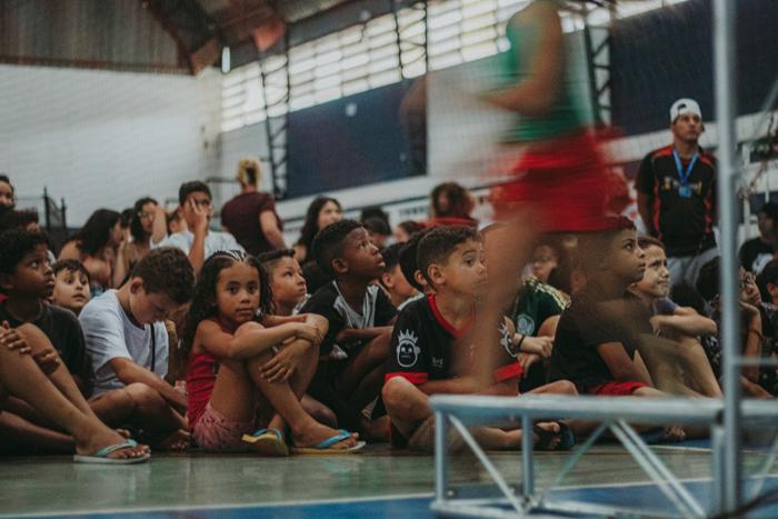 Kids and volunteers at the Kind Monsters Children's Day 2023 event in Brazil, photo 15